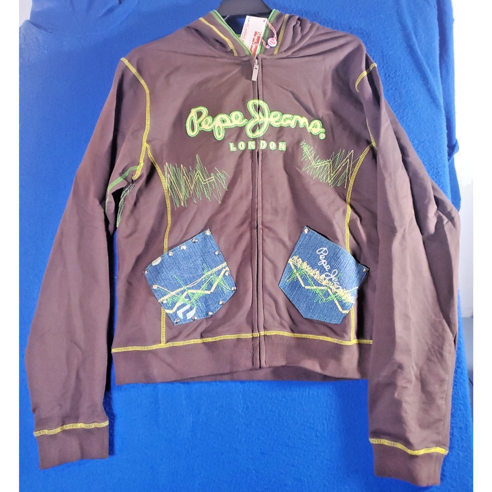 Pepe Jeans London Hoodie New NWT Sweater Women's Size XL Vintage